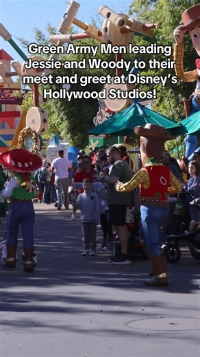 The Green Army Men were out today at Disney’s Hollywood Studios, leading Jessie and Woody to their Toy Story Christmas meet and greet. Their holiday outfits and the march made the whole area feel extra festive! ~•~•~•~ #DisneyParks #ToyStory #HollywoodStudios #DisneyCharacters #Pixar #Disney #DisneyWorld #WDW #DisneyParks #WaltDisneyWorld #DisneyResorts #MagicKingdom #Epcot #HollywoodStudios #AnimalKingdom #DisneyTikTok #DisneyFYP #DisneyVacation #Disneyland #DisneyPrincess #DisneyPark #DisneyAd