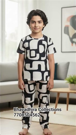 FINE PRINT COOL COTTON SET SIZE 2-8 years cotton Price 350 Bhavadhira Collections
