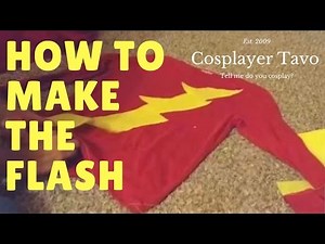 How to make a Flash Costume Cosplay for Cheap