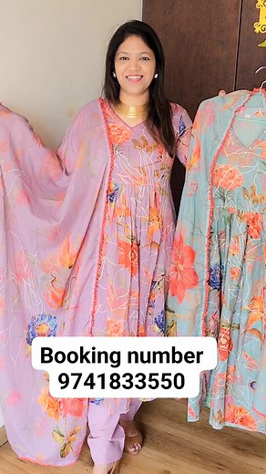 3K views · 18 reactions | Nyra cut pattern in two beautiful colors...sizes 38 to 44...dm to book | Attire by Ayaana | Facebook