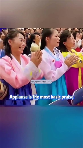 Applause is the most basic praise. 😮‍💨 #kimjongun #northkorea