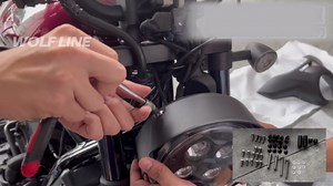 Motorcycle Headlight Fairing Cowl with Clear Windshield Deflector Fit for Rebel 1100 CM CMX 1100 2021 2022 2023 2024 2025 2026 Windscreen Visor Matte Black