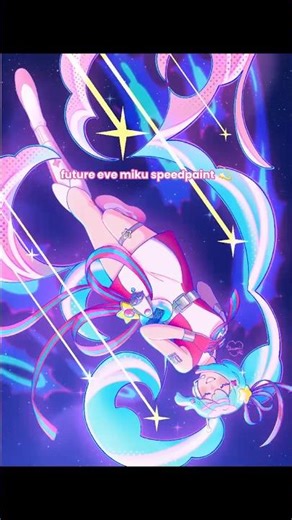 my magnum opus.... i love you future eve miku 🥹 ˚☆ #初音ミク #hatsunemiku #vocaloid #art #digitalart