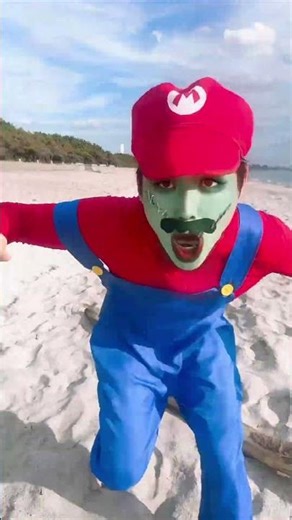 Zombie Mario Could NOT Expect Devil Pikachu Part2 🤯🏝️🧟🌊👿 #humor #comedy #animation