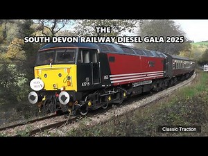SOUTH DEVON RAILWAY DIESEL GALA 2025 - VIRGIN CLASS 47/7 47715, CLASS 56 56103 AND CLASS 25 & 33!