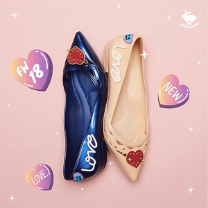 FALL-WINTER 2018 COLLECTION "INSTABUNNY" #YayaXJellybunny • SHOES : CURL LOVE / NAVY SILK , HONEY / 990 BAHT #jellybunny #jellybunny_official #instabunny | Jelly Bunny