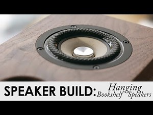DIY Hanging Bookshelf Speakers || DIY Floating Bookshelf Build