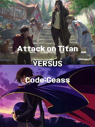 Attack on Titan vs. Code Geass - lazy edit