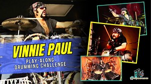 🚀 Drummers, there is still time to submit your Vinnie tributes in the Vinnie Paul Drumming Challenge! 🗓 When: Submit until March 31st, 11:59PM PDT 🏆 Win up to $125 in prizes 🎶 Pick any official track featuring Vinnie on drums, record your play-along, and submit your video. 💥 Free DTTV Brilliance members can submit up to 2 videos, paid members get unlimited entries! 👉 Enter now: https://bit.ly/vinnie-challenge | Drum Talk TV