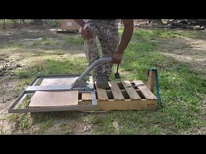 No I'm not broke just smart Breeding stand #DIY