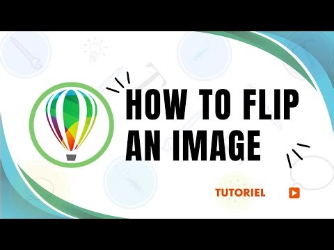 How to flip an image in corel draw