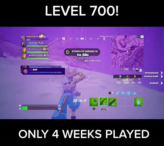 Level 700 in Fortnite! Ultimate XP Grind