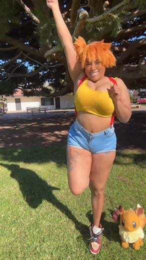 Nikia renee 🔜 Dreamcon on Instagram: "Guess who gotta new bike! #pokemon #pokemoncosplay #mistypokemon #explorepage"