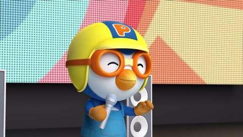 Color Activities with Pororo - Season - Ep 15 - Colorful Rainbow Freeze Dance