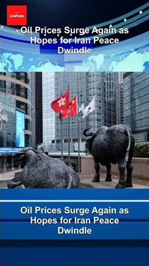 Oil Prices Surge Again as Hopes for Iran Peace Dwindle