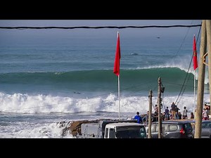 High-tide and 16 Second Period at Anchor Point - Morocco - RAWFILES - 18/FEB/2024 4K