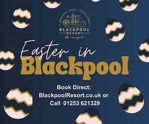 Looking for the perfect Easter getaway? Look no further than Blackpool! With so much going on, it's the ideal destination for a fun-filled holiday. Make sure to secure your stay with us by booking direct at Blackpool by visiting Blackpoolresort.co.uk or give us a call on 01253 621329. | Blackpool Resort | Facebook