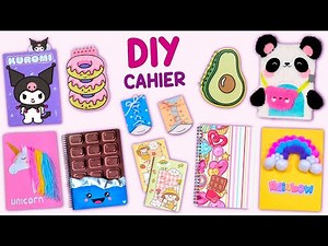12 DIY IDÉE DE CAHIER - CARNETS DE NOTES FAITS À LA MAIN - IDEES DE COUVERTURES DE CARNETS DE NOTES