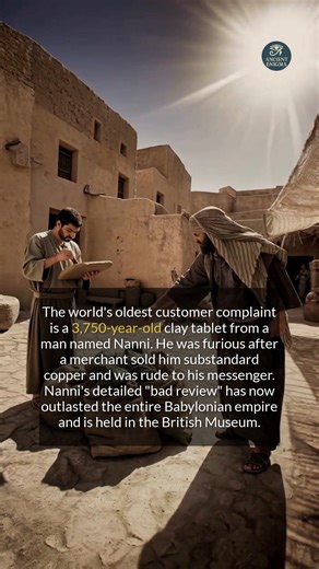 22K views · 257 reactions | Poor customer service is a tale as old as time, dating to ancient Babylon. | Ancient Enigma | Facebook