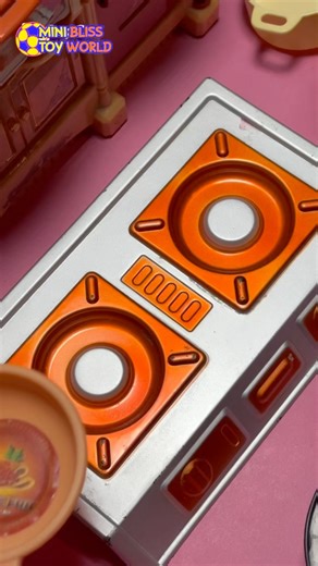 Miniature kitchen toy set cooking video satisfying with unboxing and review | ASMR videos