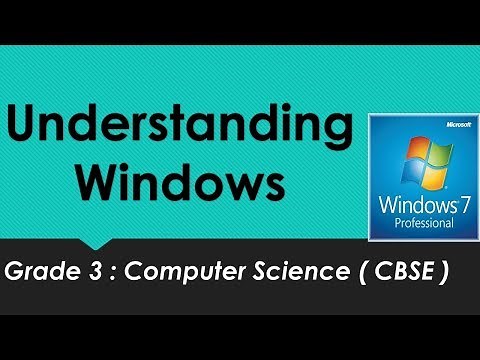 Understanding Windows ( Grade 3 Computers) CBSE Lesson Explanation