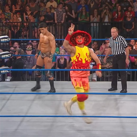 Today in #TNAHistory: Curry Man made his return to TNA to face EC3! (iMPACT! Nov. 28, 2013) Use code TNAHISTORY for one free month of TNA : https://tnawrestling.com/subscribe | TNA Wrestling