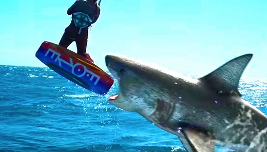 PLANET OF THE SHARKS Official Movie Trailer - Brandon Auret, Stephanie Beran, Lindsay Sullivan