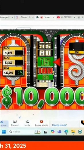 ZTGSF2002 Live Moment: Remi Wins $10,000 on The Big Wheel on Bigjon's Price is Right