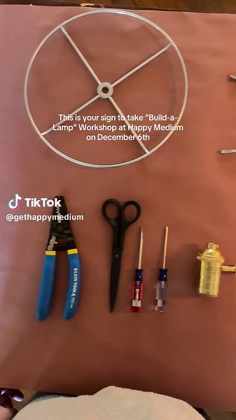 No experience necessary, take it home the same day 💡 #diy #lamp #nyc #nycrecs #nycevents