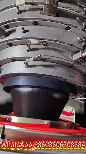 The production process of PE pipe extrusion machine