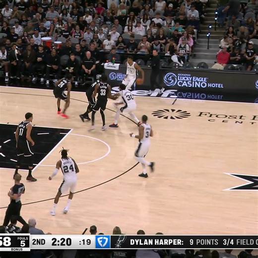 618K views · 8K reactions | Victor Wembanyama stuffed the stat sheet in the San Antonio Spurs' home opener   31 points  14 rebounds  4 assists  3 steals  6 blocks  3 3-pointers #NBAPhilippines #NBAHighlights | NBA Philippines | Facebook