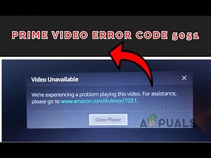 Prime Video Error Code 5051 ( 100% FIX )