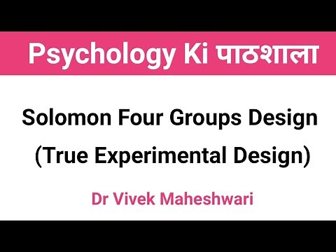 The Solomon Four Groups Design l Types of True Experimental Design #reseach\n#experimentalresearch