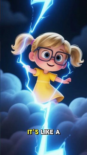 What Is Lightning? ⚡ | Leo & Mia Fun Science for Kids #shorts #kidsstories #kidslearning
