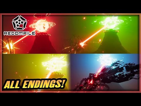 RECOMPILE Gameplay Walkthrough - ALL Endings / TET, HEX, OKT, ICO Biome Ending | PC Xbox PS5