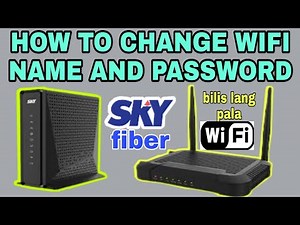 HOW TO CHANGE PASSWORD AND WIFI NAME SKYCABLE MODEMS | 2024 |Quick ang Easy |TAGALOG