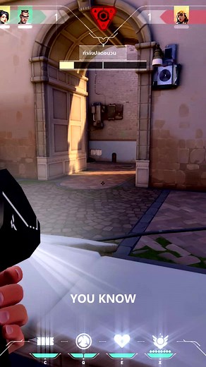 Chamber saves sage in VALORANT?? #valorant #วาโลแลน #ช่วย #ฮาๆ #ตลก