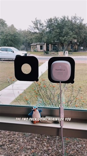 HomiQ Life Window Security Camera 3MP 2K, Indoor WiFi Cameras 2.4GHz/5GHz with Colorvue AI Color Night Vision, Motion & Person Detection with Auto-Focus , Easy Installation, 24/7 Recording Works with Alexa & Google Home