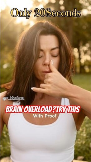 This 20-Second Trick Resets Your Mind..!!⏱️ #shorts #breathingexercises #tricks #tips #facts