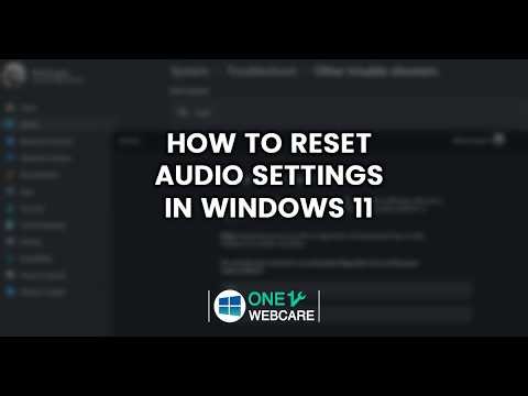 How to Reset Audio Settings in Windows 11 - (100% Working)