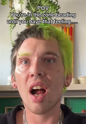 Beading Crafting Experience: Feeling the Eyes on You