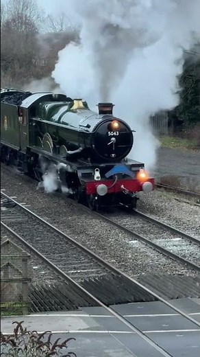 Steam - The penultimate Polar Express - 5043 powers away #train #railway #steam
