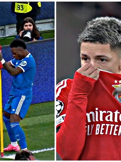 🚨 Absolutely disgraceful scene from the Benfica crowd. Victim of racism, Vini is being booed by the entire stadium at the Estádio da Luz because the Brazilian decided to stop playing. #vinijr #realmadridfc #championsleague #GianlucaPrestianni