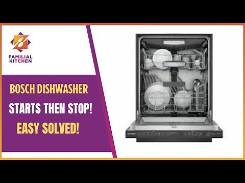 FIX It FAST with These Insider Tips! Bosch Dishwasher Starts Then Stops.