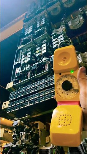 Telephone exchange Old Technology #mechanism #museum #history