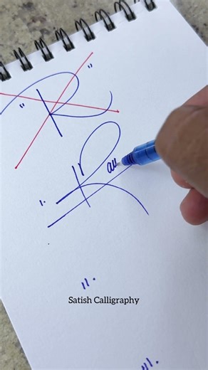 How to sign the letter R?❤️