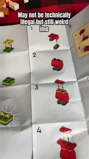 Is this an odd building technique?🤔 #lego#illegal#building#comment#legosets