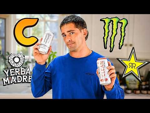 I ranked the most popular ENERGY DRINKS… here’s the healthiest one