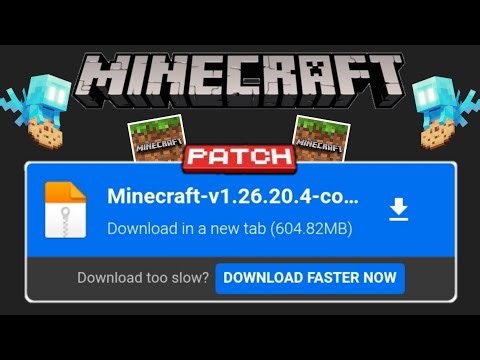 Minecraft Patch Apk MediaFire 1.26.20 Download | Minecraft Patch 1.26.20.4 Bedrock | Update Review 
