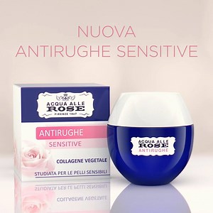 È on air lo spot della nuova Crema Antirughe Sensitive Acqua alle Rose con Collagene Vegetale: l'incontro perfetto di forza e delicatezza! Ed è Martina Colombari, donna forte e sensibile, a raccontarci tutti i benefici di questa innovativa antirughe: forte contro le rughe e delicata sulla pelle sensibile. Tu l'hai già provata? #acquaallerose #donnefortiesensibili #collagenevegetale #myrosebeautyroutine | Acqua alle Rose